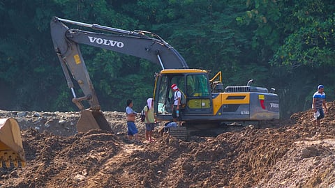 AUTHORITIES uncover large-scale illegal mining in Barangay Nangcaon, Opol, Misamis Oriental, during a recent raid, arresting one suspect and seizing heavy equipment allegedly linked to a sitting barangay official.