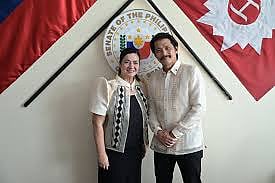 Nadia Montenegro and Senator Robinhood Padilla
