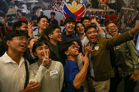 Bagong Pilipinas Youth Movement chair Vinny Marcos leads the launch of Linggo ng Kabataan 2025 and the opening of the Bagong Pilipinas Youth Hub in Mandaluyong City. The hub aims to serve as a collaborative center for youth organizations to foster creativity, solidarity, and action.