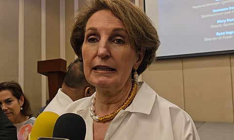 U.S. Ambassador to the Philippines MaryKay Carlson. (Lade Kabagani)