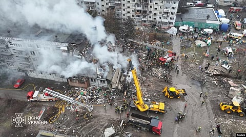 Russia attacks Ukraine with drones, missile