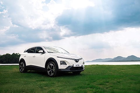 THE VinFast VF 6 stands ready for Filipino family road trips with compact design and long-range electric power.