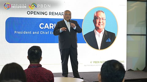 GLOBE president and CEO Carl Cruz tells PBDN meeting participants that the company is embedding inclusion into its culture, systems and platforms. 