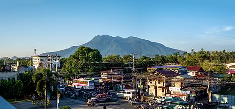 A view of Mt. Makiling along the area of Tanauan City, Batangas 