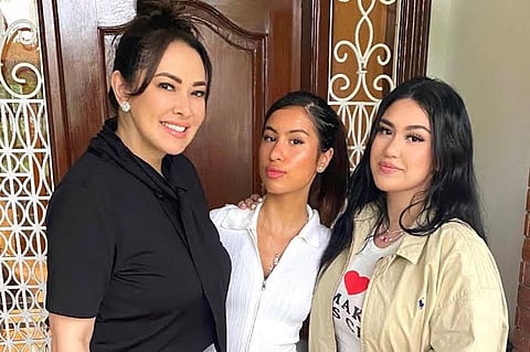 Ruffa Gutierrez with Beautiful Daughters 
