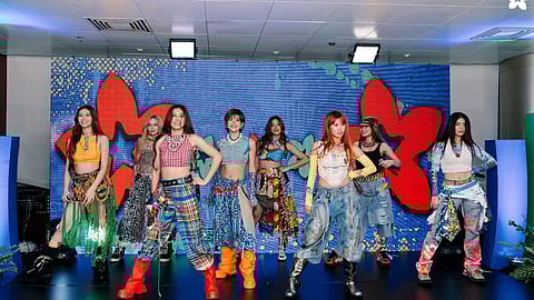 P-pop girl group BINI. 