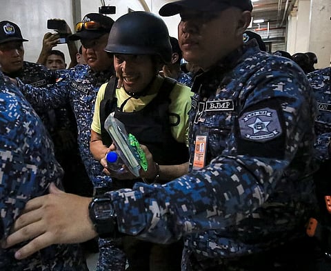 FORMER Negros Oriental representative Arnolfo Teves Jr. appeared before the Manila Regional Trial Court Branch for his arraignment in a 2019 murder case.
