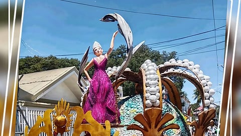 The town's float for Niyogyugan Festival. 