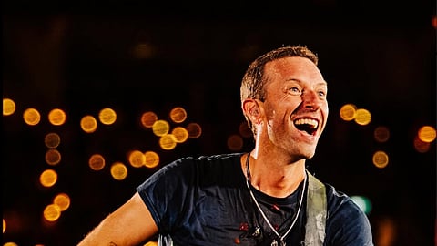 Coldplay frontman Chris Martin. 