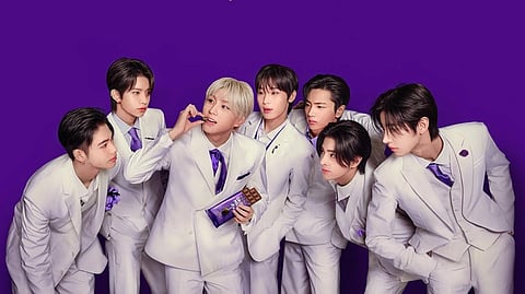 K-pop group Enhypen. 