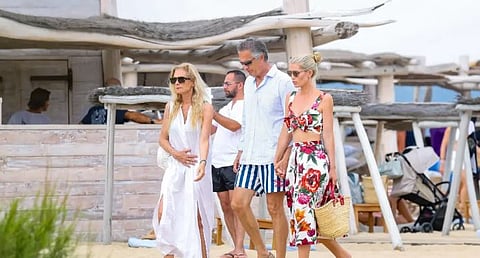 Lady Kitty Spencer with rarely-seen 66-year-old husband spotted in St. Tropez