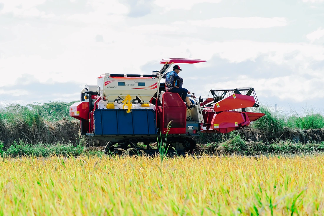 Bukidnon farmers get P2-M combine harvester
