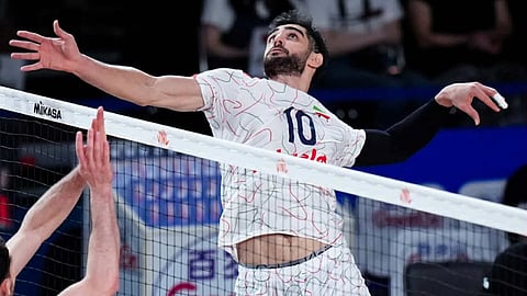 Amin Esmaeilnezhad will showcase his spiking prowess for Iran in the 2025 World FIVB Men’s World Championships next month. 