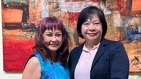 Philippine Institute of Architects’ dynamic duo, Foundation President and District Director for Visayas, Isabel ‘Chabeng’ Garcia (left) and National Treasurer Mylene Isidro explain the pride of being with the oldest organization of their profession.