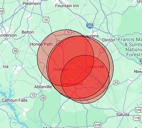 Earthquake swarm jolts South Carolina