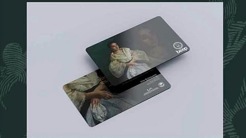 Premium Beep card featuring Juan Luna's 'Una Bulaqueña.'