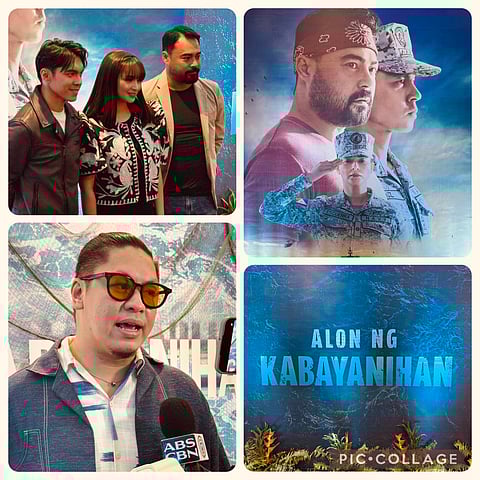 At the special screening for the short film Alon ng Kabayanihan