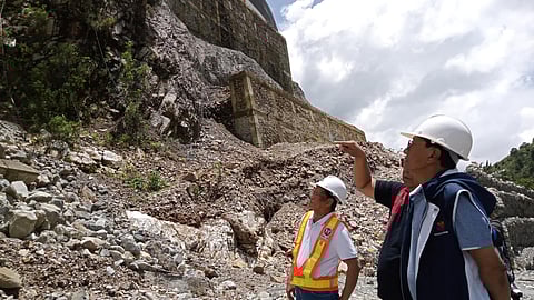 DPWH secretary goes to Kennon Road a day after PBBM's visit