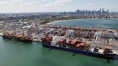 Victoria International Container Terminal at the Port of Melbourne