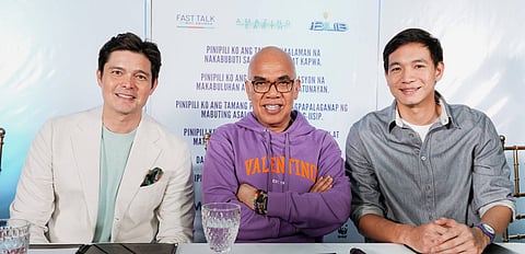 Kapuso Stars Dingdong Dantes, Boy Abunda and Chris Tiu in one meaningful campaign