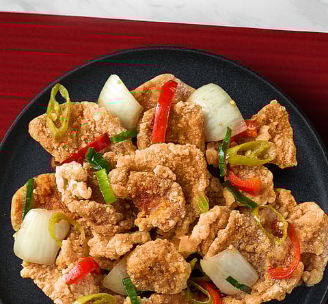 SALT and Pepper Pork. 