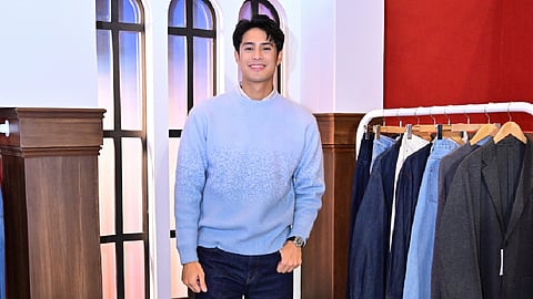 Pangilinan in JW Anderson ensemble.