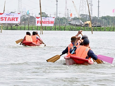TAGUIG City joins the World Lake Day through a boat race.