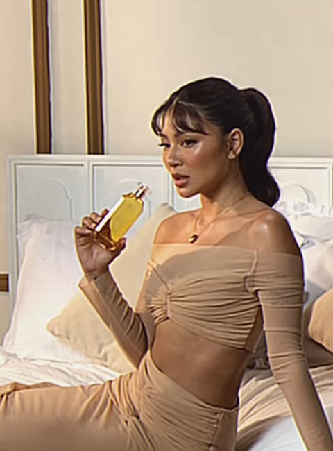 Nadine Lustres latest perfume endorsement