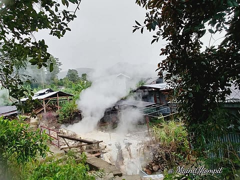 An energy firm is having talks with the municipal government of Bontoc, Mountain Province on the possibility of developing a geothermal energy from the hot springs of Barangay Mainit, Bontoc. A feasibility study is being mulled and talks with the affected communities are parts of the plan. | Aldwin Quitasol. Photo Courtesy of Mainit Hit Springs.