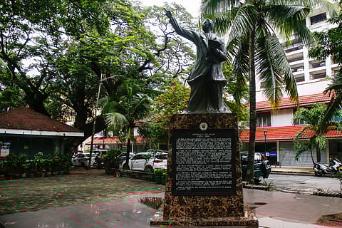 Local officials and civic groups lay a wreath at the Marcelo H. del Pilar Monument in Manila on 30 August 2025 to mark his 175th birth anniversary. Known by his pen name Plaridel, del Pilar denounced Spanish colonial abuses and co-founded Diariong Tagalog, which spread nationalist and anti-friar ideas.