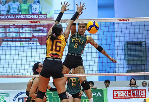 Mitzi Panangin leads FEU to a straight sets win over University of Batangas to close in on the 2025 SSL National Invitationals Batangas Leg crown.  