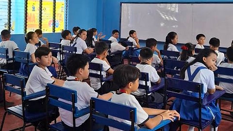The new school building donated by the SM Prime and SM Foundation features well-equipped classrooms, a mini library and handwasher. 