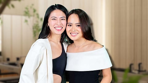 Ana Aguinaldo and Camille Guzman
 of Folk Studio. 