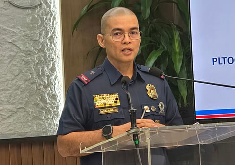  PNP Public Information Chief Brigadier General Randulf Tuaño (Photo by Lade Kabagani) 