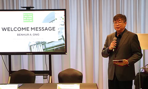 Benilde chancellor Benhur Ong.