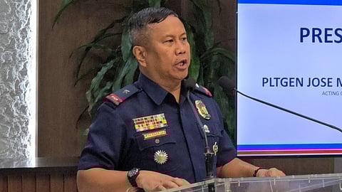 EASTERN Police District (EPD) Director Brig. Gen. Aden Lagradante speaking to media on Monday, Sept. 1, 2025 during a press briefing at the Camp Crame in Quezon City. 