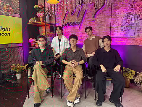 WRIVE members Matthew, Russu, Asi, Drei and Ishiro.