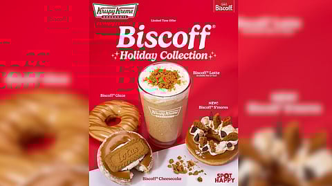 Krispy Kreme brings back Holiday Biscoff line with a twist

