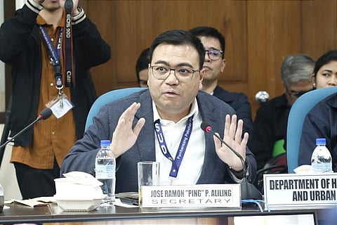HOUSING Secretary Jose Ramon Aliling receives strong backing from lawmakers as they push for bigger funding to support the country’s housing programs.