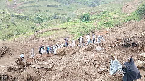A MASSIVE landslide in Sudan's western Darfur region has flattened an entire mountain village and killed more than 1,000 people, the Sudan Liberation Movement/Army (SLM) group said, leaving only one survivor.