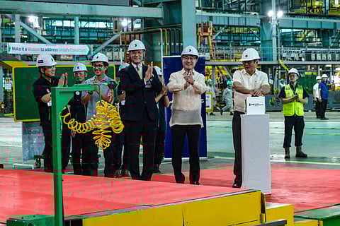PRESIDENT Ferdinand R. Marcos Jr. leads the inauguration of the HD Hyundai Shipyard in Subic, Zambales, marking a major boost for the country’s shipbuilding industry. The expansion will increase shipyard capacity from 1.3 million to 2.5 million deadweight tons, allow the Philippines to handle larger vessels, and create thousands of jobs.