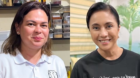Vice President Inday Sara Duterte and Mayor Leni Robredo