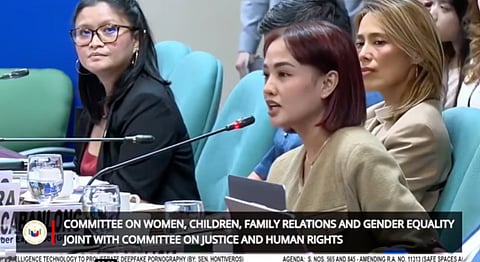 Queen Hera (Screenshot from Senate of the Philippines)