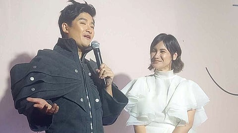TIM Yap interviewing Camille Prats at the recent Preview 2025 gala.