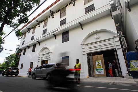 Malacañang flags the unfinished construction of the Philippine Film Heritage Building in Intramuros, Manila.