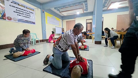 Community members of Bontoc Ili of Bontoc, Mountain Province volunteered in forming the community first responders to be more reliable in helping other during disasters and calamities. | Aldwin Quitasol. Photo Courtesy of BFP Bontoc