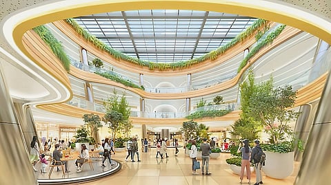 THE spacious atrium of SM Harrison Plaza in Malate, designed as the centerpiece of the mall’s new mixed-use complex blending retail and lifestyle spaces.