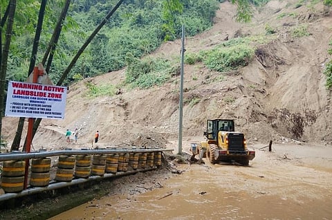 Baguio-Itogon Road, Brgy Poblacion, Itogon, Benguet (closed due to soil collapse)