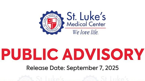 St. Luke's Medical Center: Public Advisory