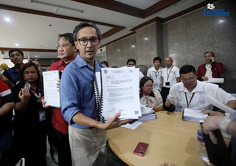 Department of Public Works and Highways Secretary Vince Dizon, together with Commission on Audit Chairperson Gamaliel Asis Cordoba, filed a fraud audit report and referral for investigation with the Ombudsman concerning five flood control projects implemented by the DPWH Bulacan First District Engineering Office.